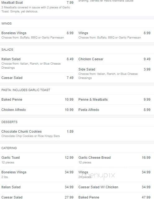 Red's Savoy Pizza - Blaine, MN menu_pic
