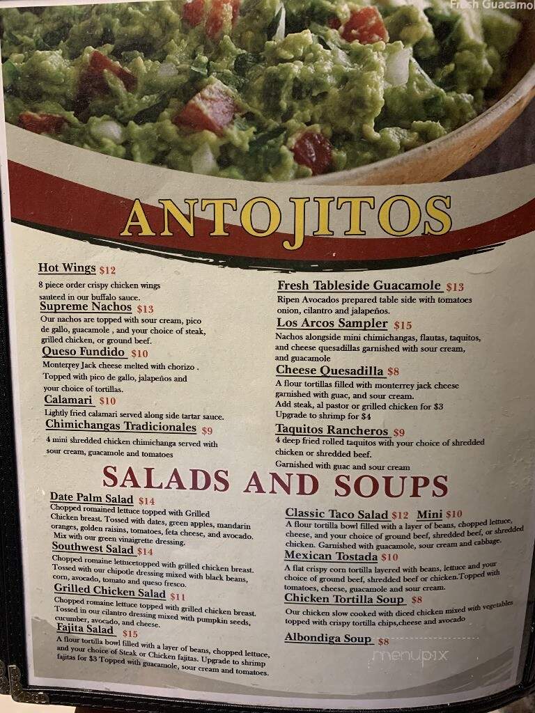 Los Arcos Mexican Restaurant - La Quinta, CA menu_pic