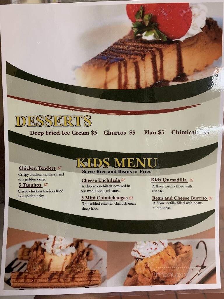 Los Arcos Mexican Restaurant - La Quinta, CA menu_pic