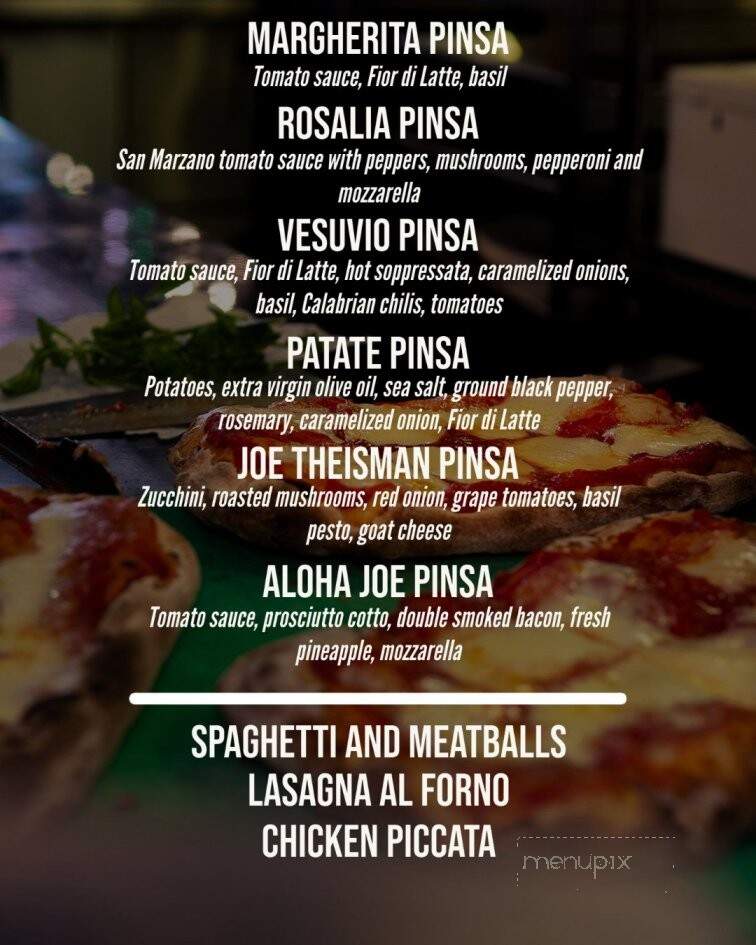 Joe's Italian Kitchen - Almonte, ON menu_pic
