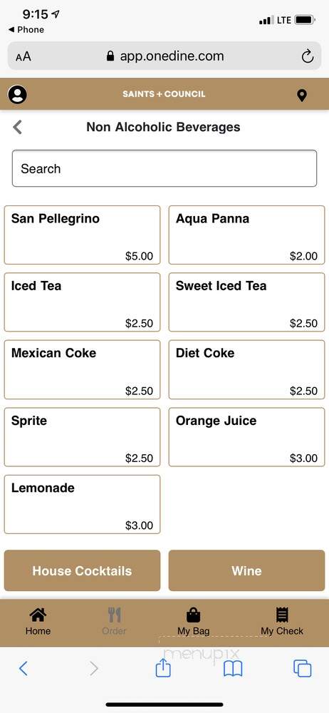 Saints + Council - Atlanta, GA menu_pic