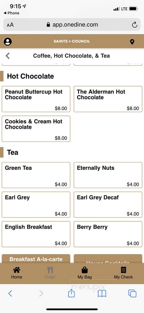 Saints + Council - Atlanta, GA menu_pic