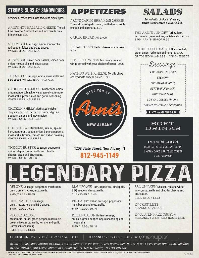 Arni's Pizza - New Albany, IN