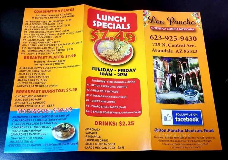 Don Pancho Mexican Food - Avondale, AZ