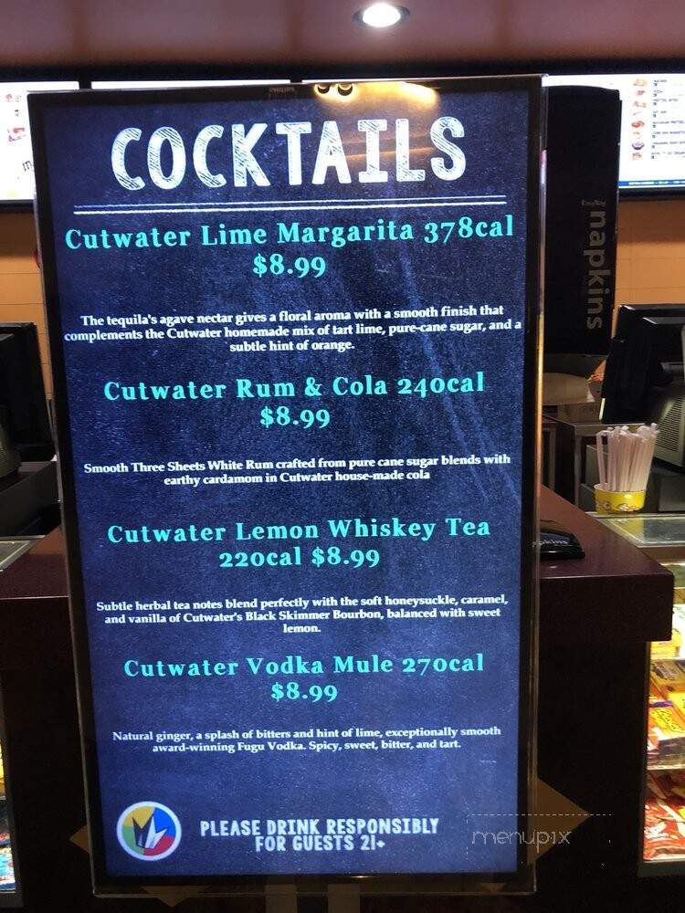 Regal Sunset Station Stadium 13 Theatre - Henderson, NV menu_pic