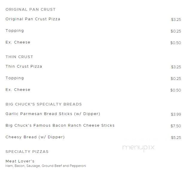 Big Chuck's Pizza Plus - Munith, MI menu_pic
