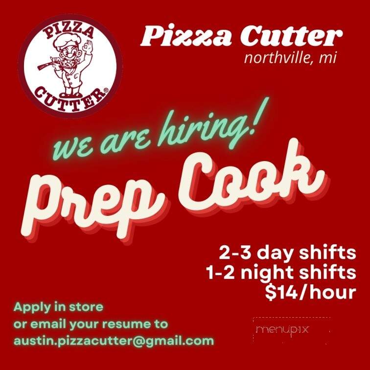 Pizza Cutter - Northville, MI menu_pic