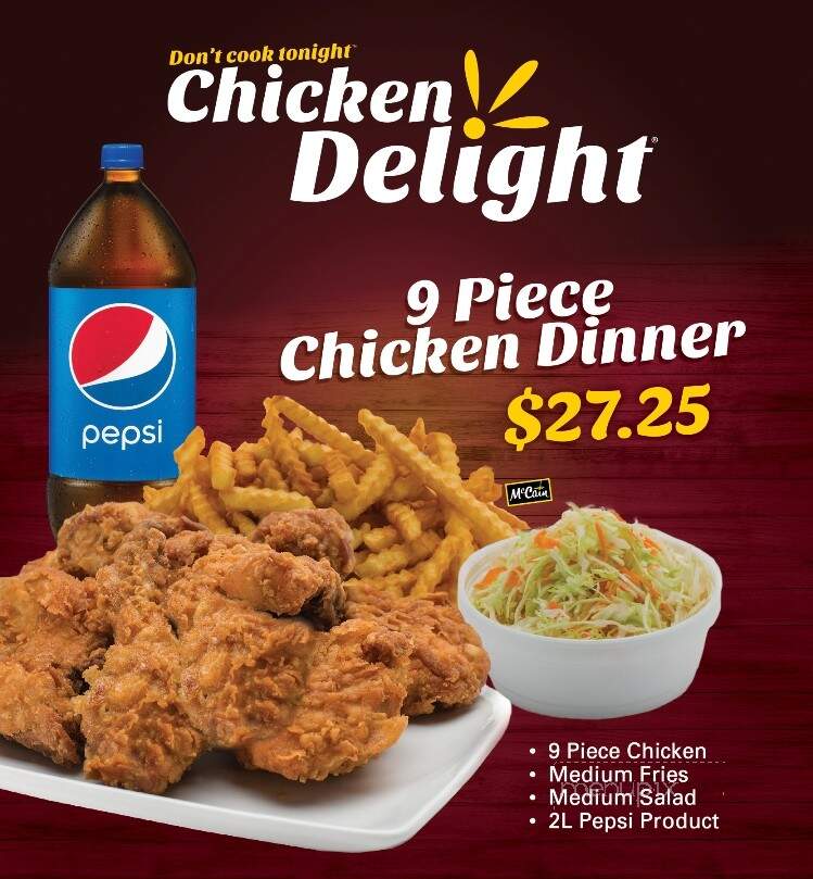 Chicken Delight - Selkirk, MB menu_pic