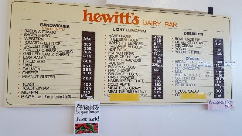 Hewitt's Dairy - Hagersville, ON