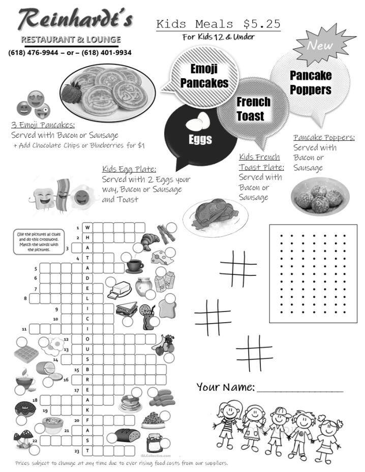Reinhardt's Restaurant & Lnge - Millstadt, IL menu_pic