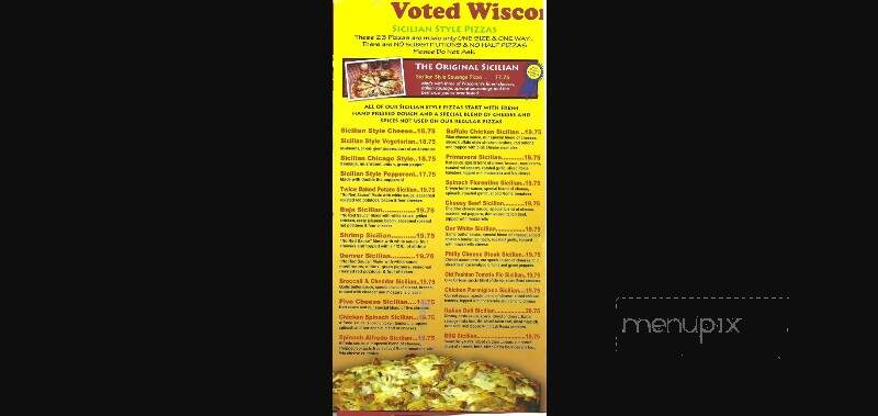 Upper-Crust Pizzeria & Pub - Genoa City, WI menu_pic