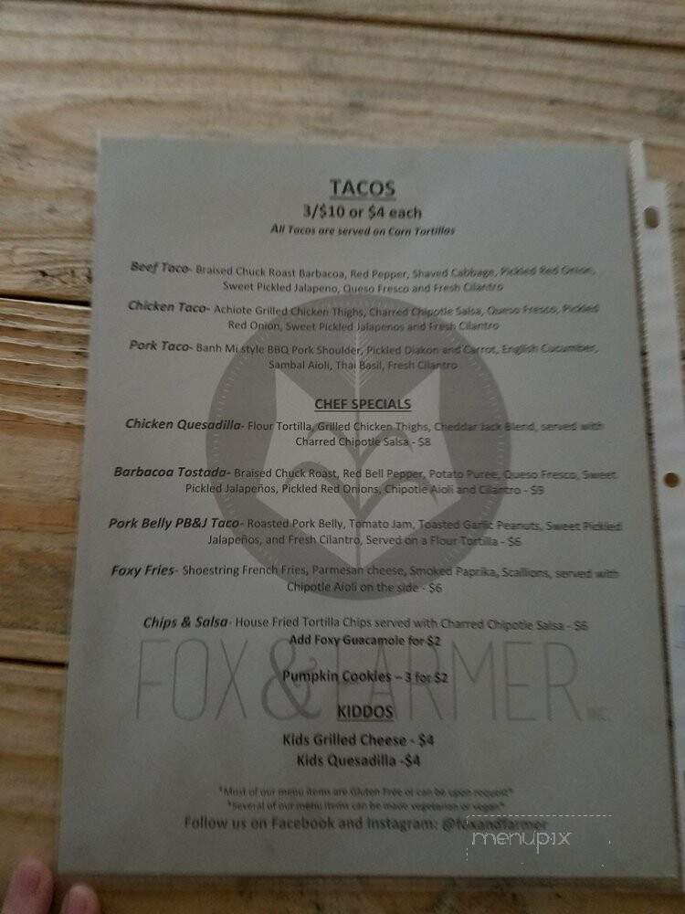 Beer Tree Brew - Port Crane, NY menu_pic