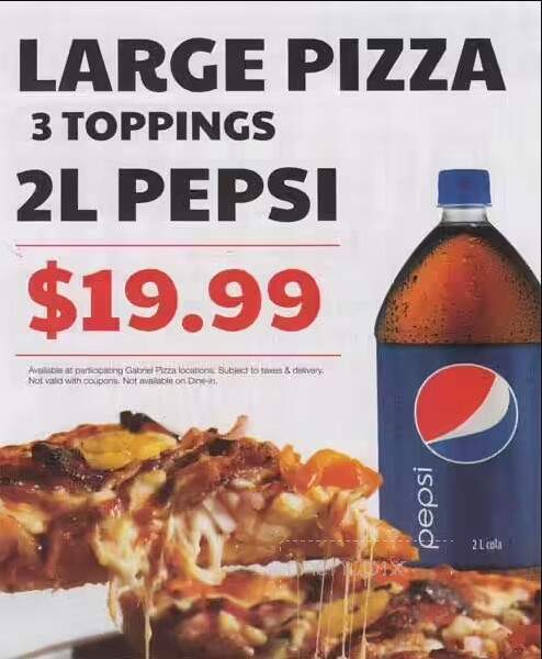 Gabriel Pizza - Embrun, ON menu_pic