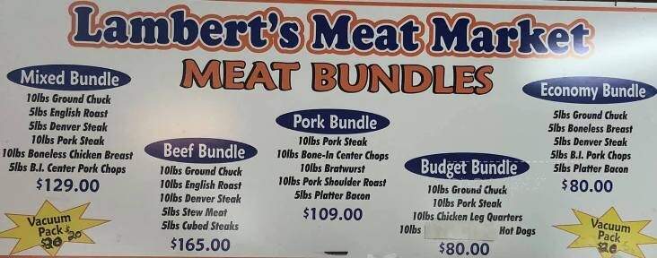 Lambert's Meat Market - Gladwin, MI