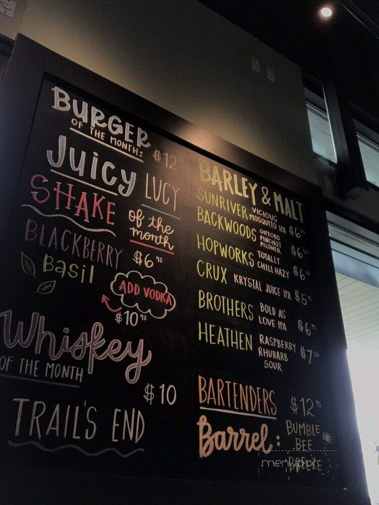 Stack 571 Burger and Whiskey Bar - Vancouver, WA menu_pic