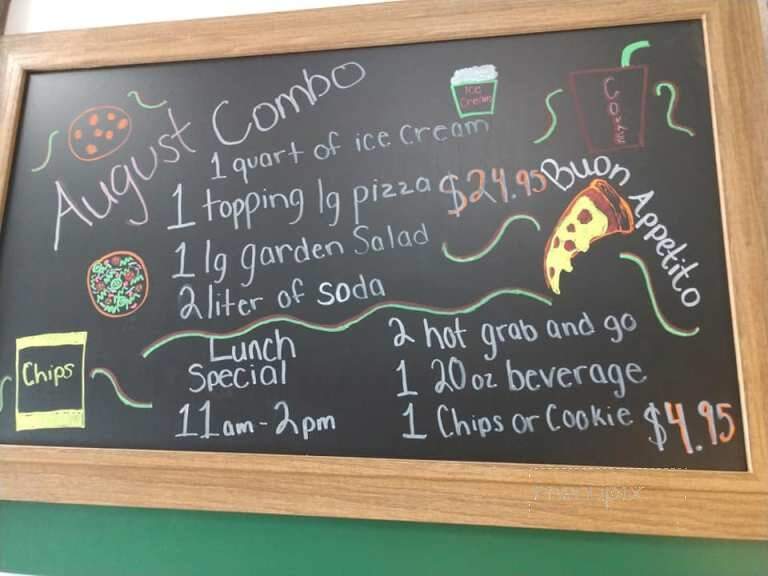 Cosentino Pizzeria - Rootstown, OH menu_pic