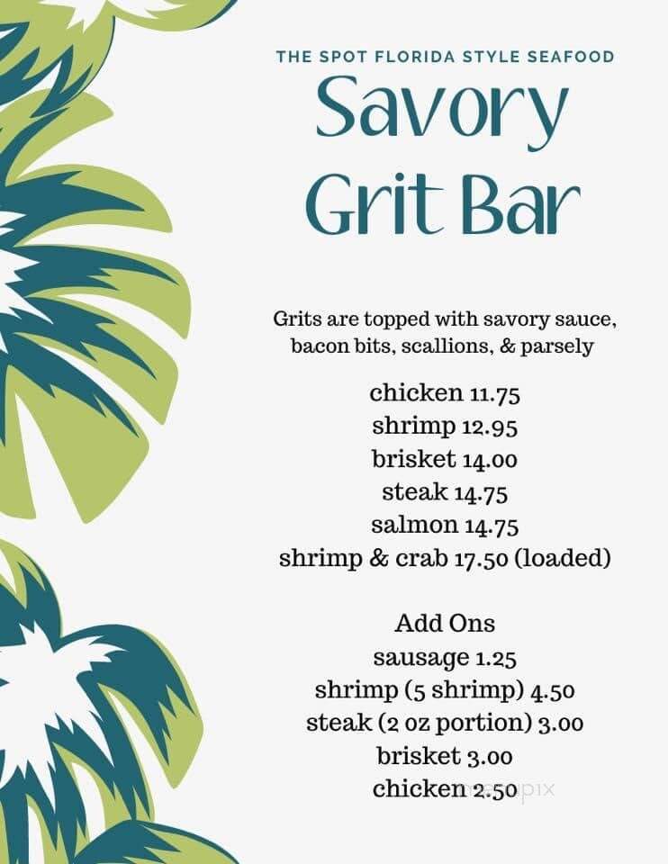 The Spot Florida Style Seafood - Jacksonville, NC menu_pic