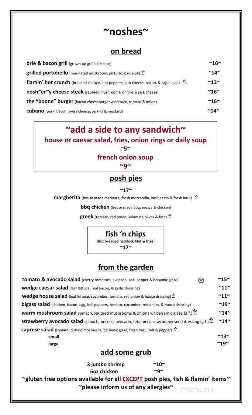 The Noshery - Brockville, ON menu_pic