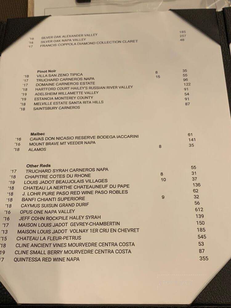 The Putnam Room - Cookeville, TN menu_pic