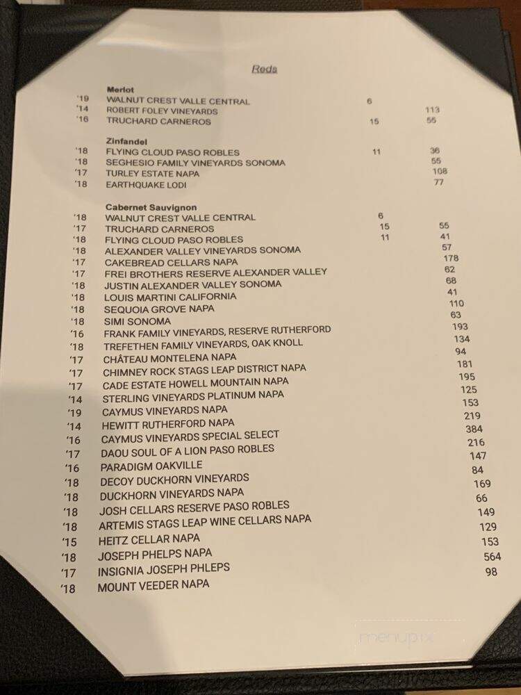 The Putnam Room - Cookeville, TN menu_pic