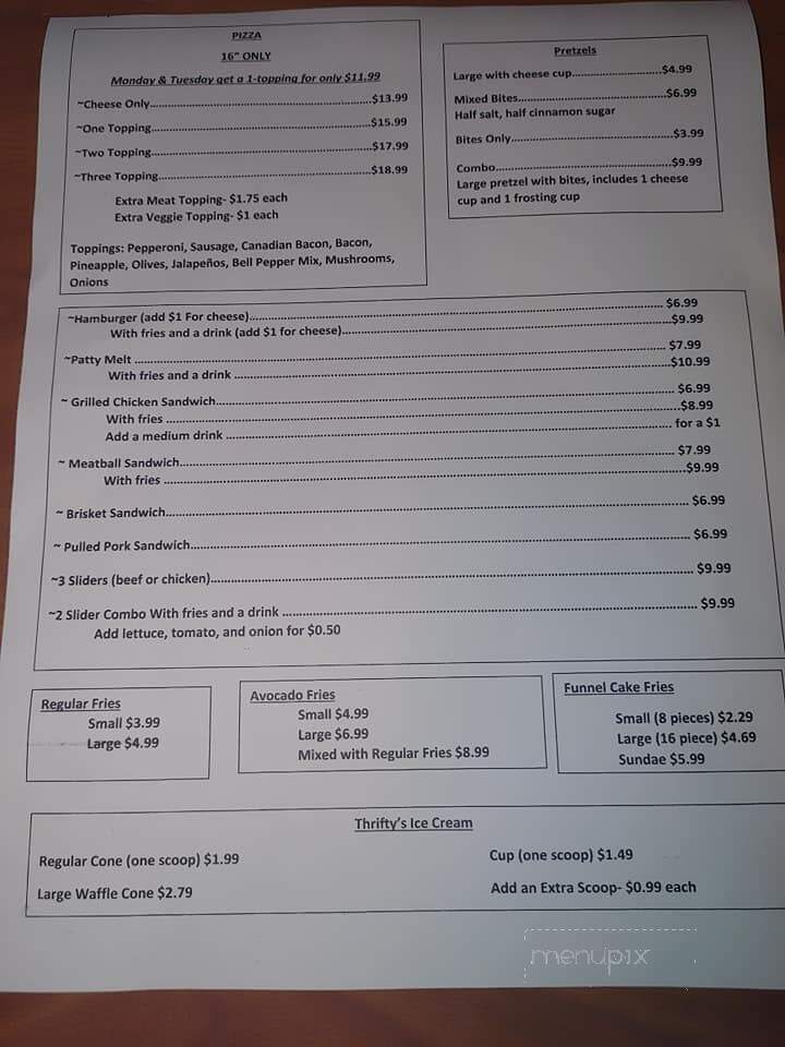 Johnny Coaster's To Go - Golden Valley, AZ menu_pic