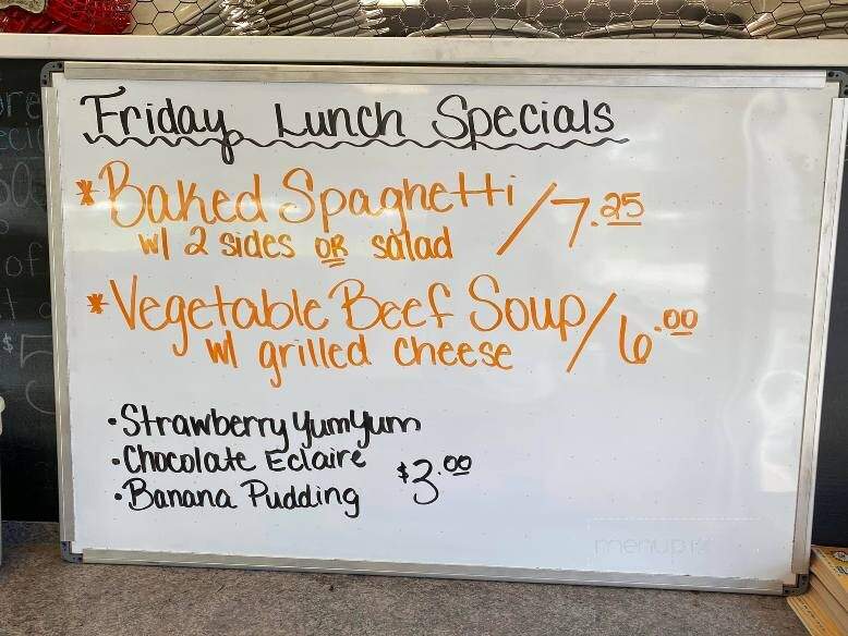 Sue's Kitchen - Dobson, NC menu_pic