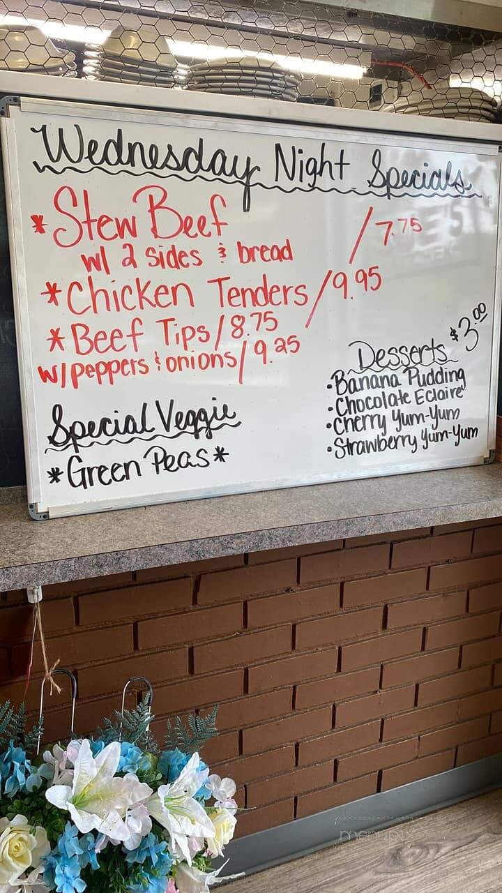 Sue's Kitchen - Dobson, NC menu_pic