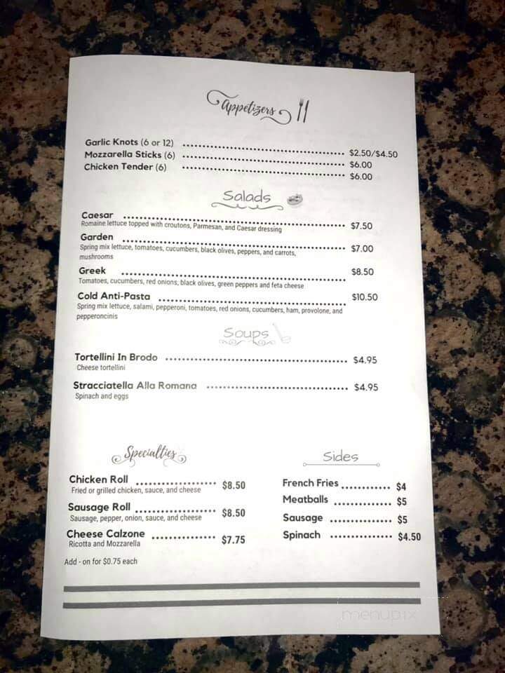 Paco's Pizza & Pasta - Manchester, TN menu_pic