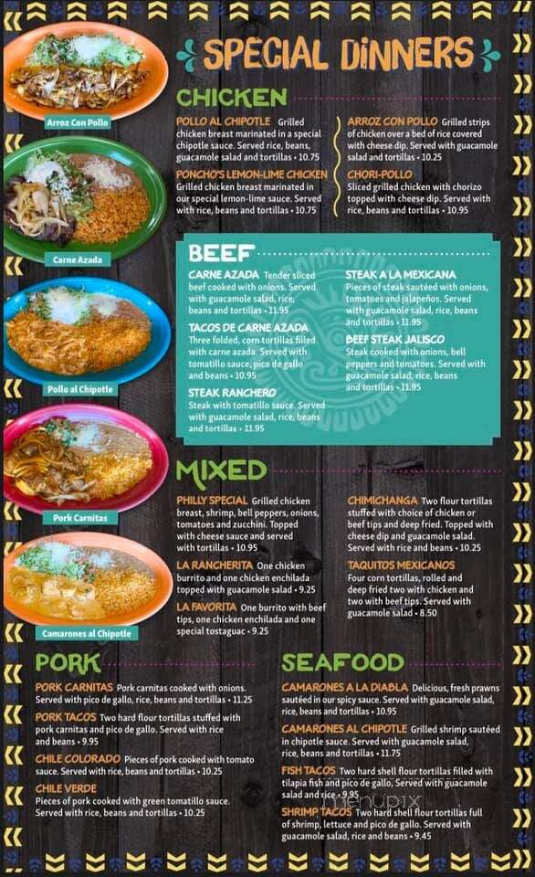 El Azteca - Ames, IA menu_pic