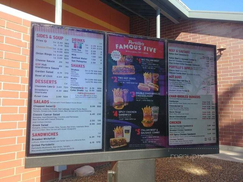 Portillo's - Tempe, AZ menu_pic
