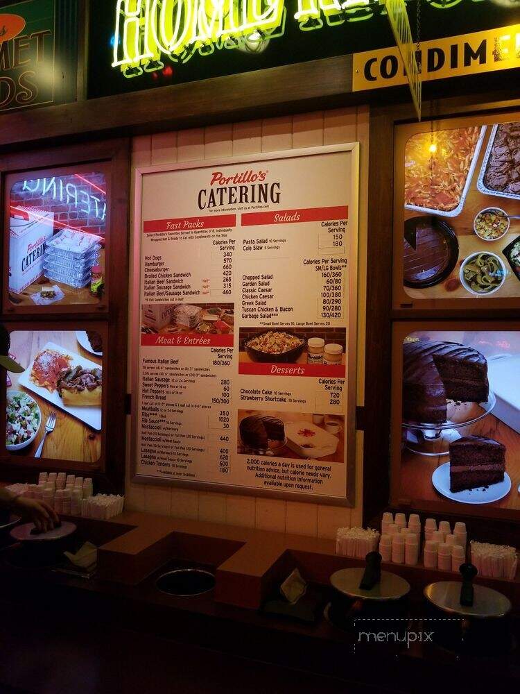 Portillo's - Tempe, AZ menu_pic
