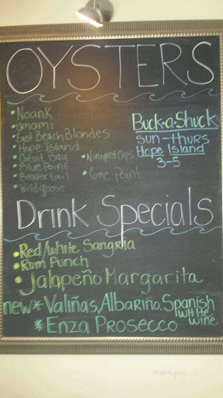 Greenwich Bay Oyster Bar - East Greenwich, RI menu_pic