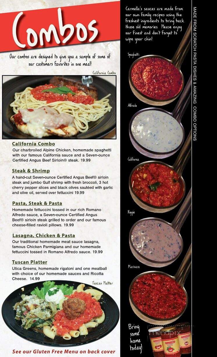 Carmella's Cafe - New Hartford, NY menu_pic