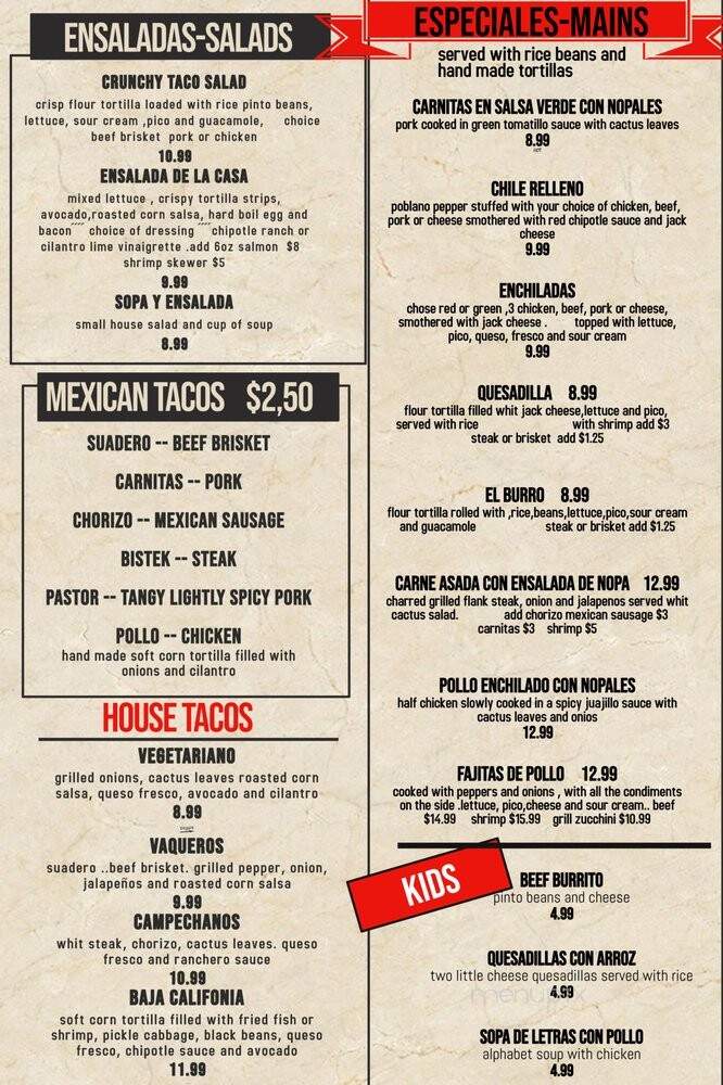 El Toro Negro - Kenneth City, FL menu_pic