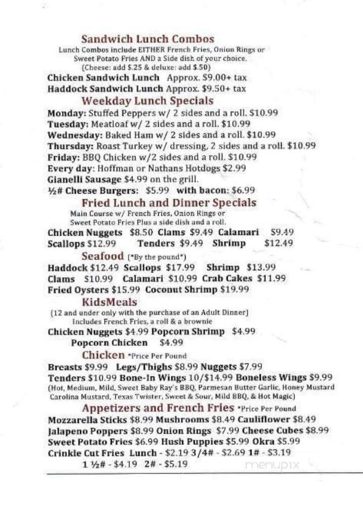 Jean's Beans - Watertown, NY menu_pic