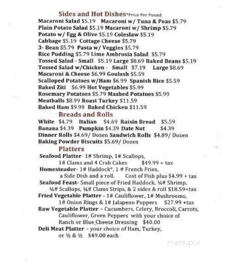 Jean's Beans - Watertown, NY menu_pic
