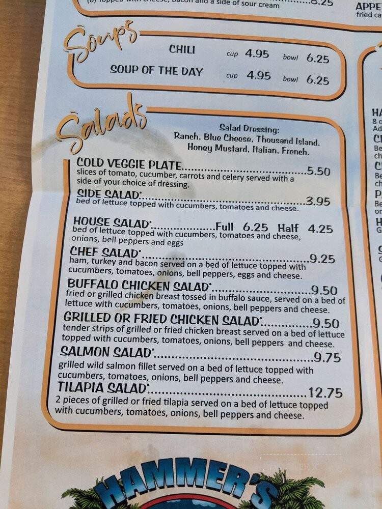 Hammer's Goodtime Emporium - Atlanta, GA menu_pic
