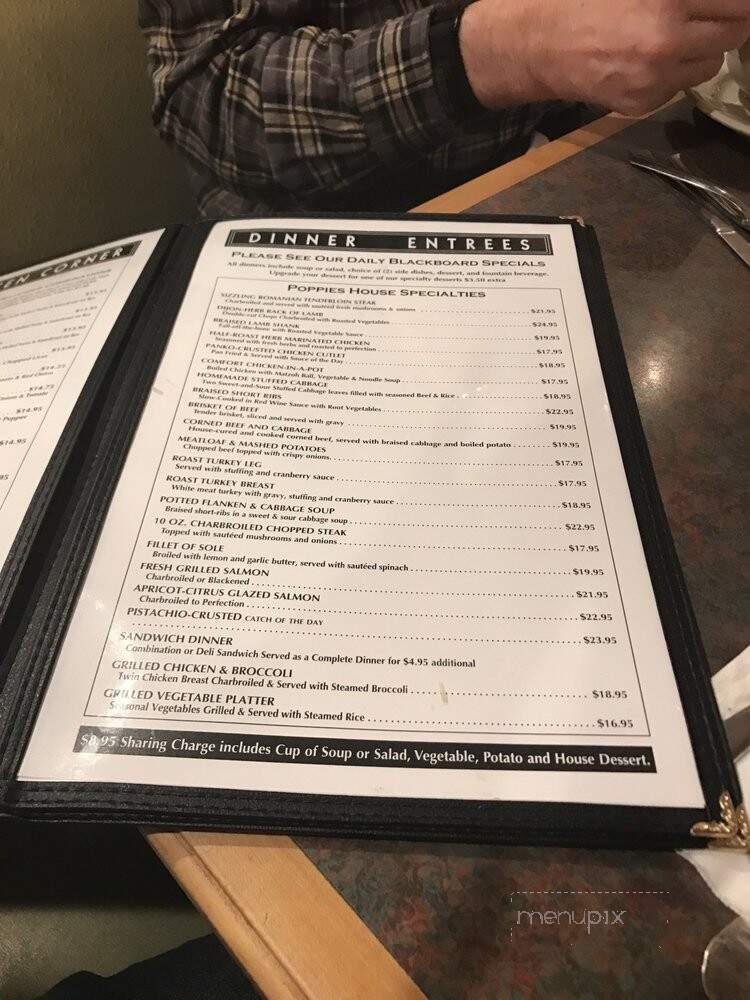 Poppies Restaurant & Deli - Delray Beach, FL menu_pic