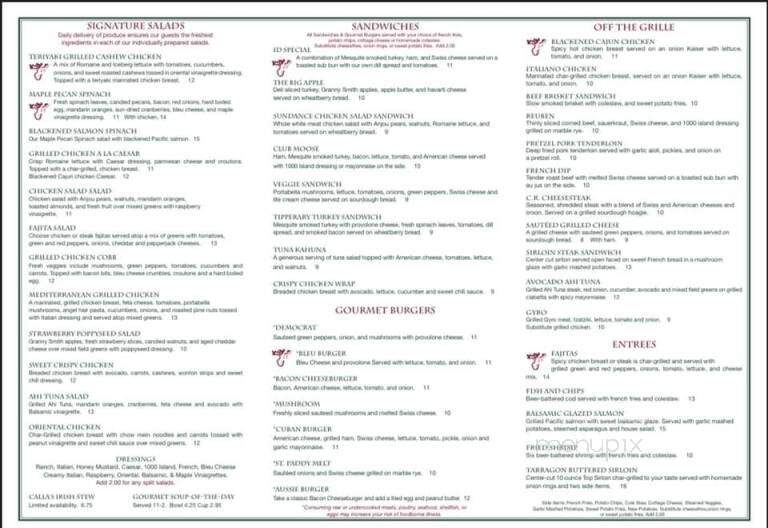 Irish Democrat - Cedar Rapids, IA menu_pic
