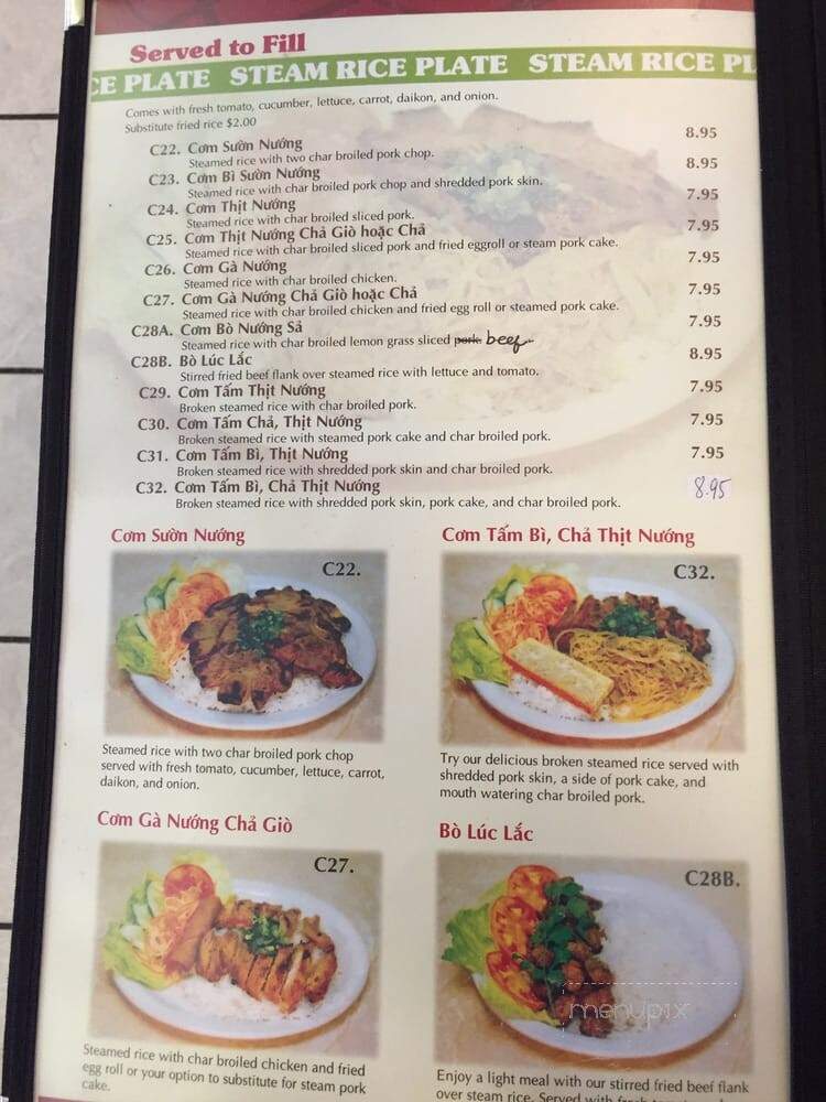 Pho Hoang - Fort Smith, AR menu_pic