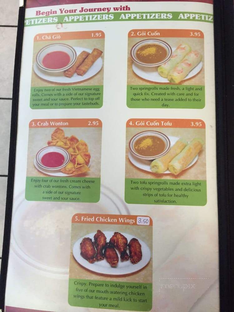 Pho Hoang - Fort Smith, AR menu_pic