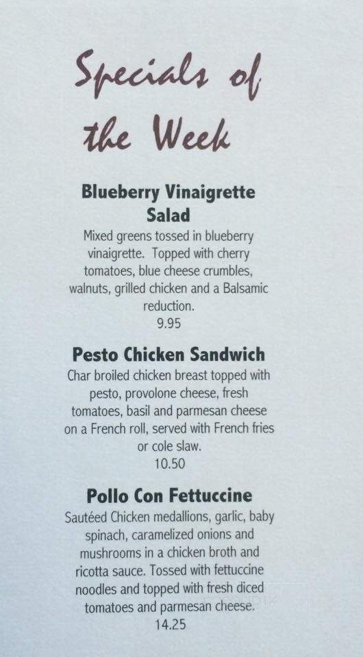 Peppery Bar & Brill - Sonora, CA menu_pic