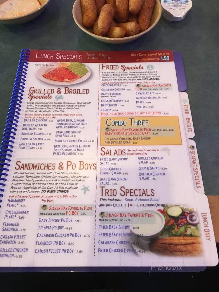 Silver Bay Seafood - Stockbridge, GA menu_pic