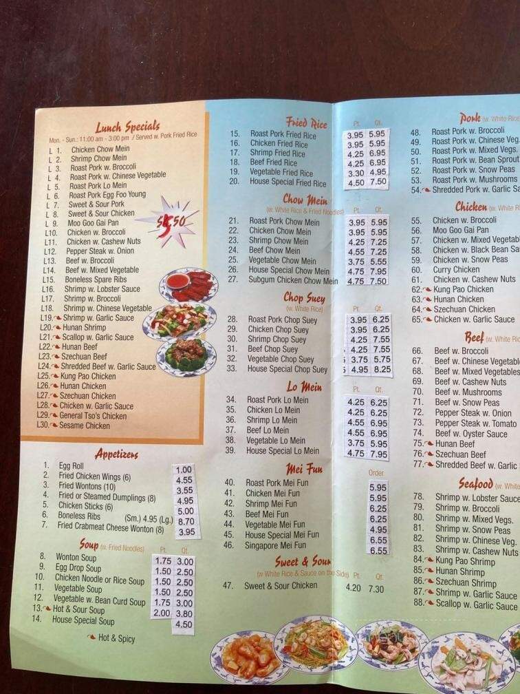 New China Buffet - Mentor-on-the-Lake, OH menu_pic