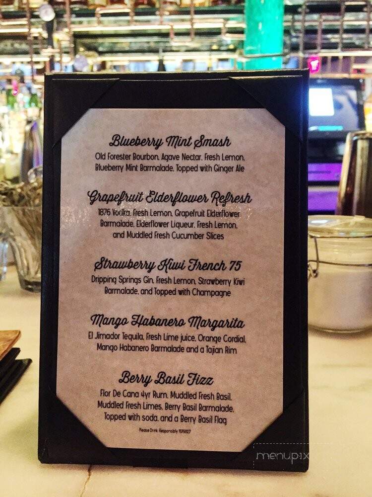 The Tipsy Alchemist - Dallas, TX menu_pic