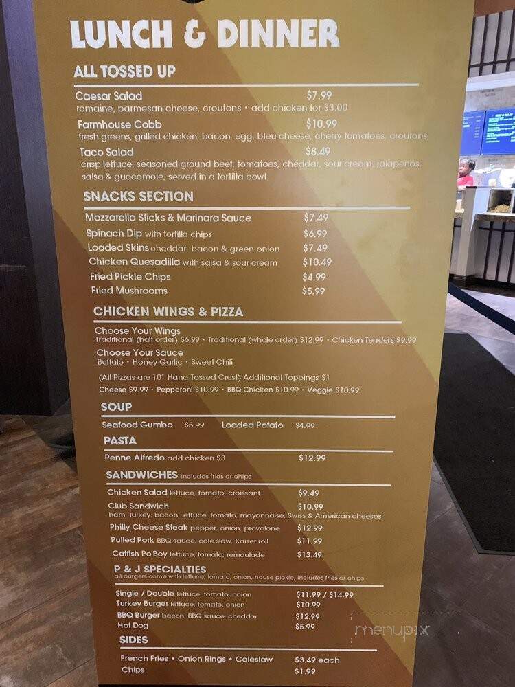 Pickle & Jam at Gold Strike Casino Resort - Tunica Resorts, MS menu_pic