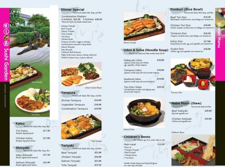 Sushi Garden - Aptos, CA menu_pic