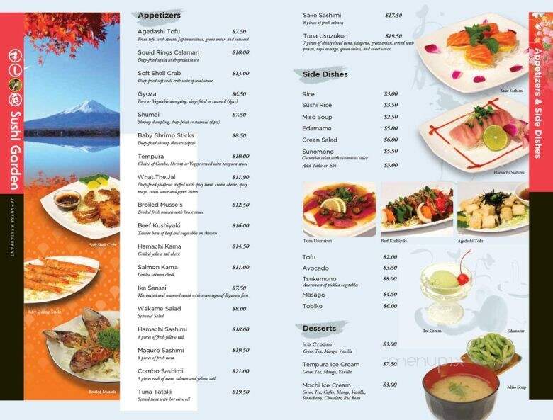 Sushi Garden - Aptos, CA menu_pic