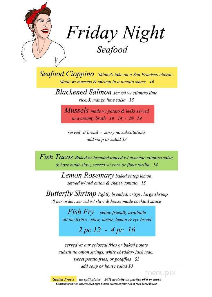 Skinny Vics - West Bend, WI menu_pic