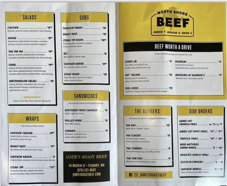Jamie's Roast Beef - Peabody, MA